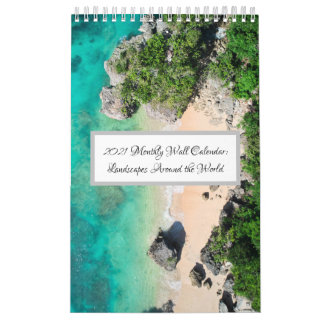 2021 Landscape Monthly Wall Calendar