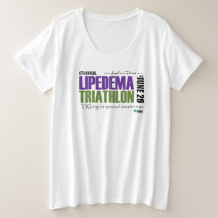2021 Lipedema Triathlon - Plus Size Shirt