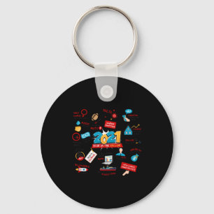 2021 Pandemic Vaccines Commemorative Christmas T S Key Ring
