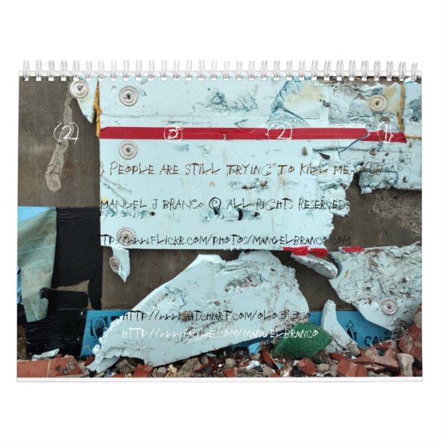 2021 Photographic Art Calendar v.1b Manuel Branco (Cover)