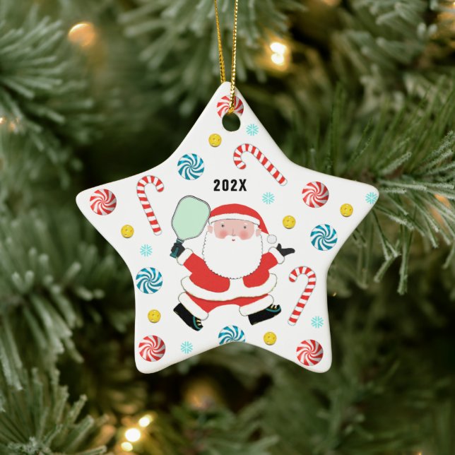 2021 Pickleball Keepsake Ceramic Tree Decoration (Tree)