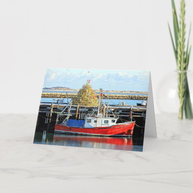 2021 Plymouth Lobster pot tree Card (Front)