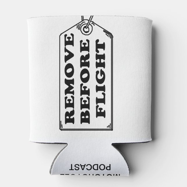 2021 Podcast Artwork Can Cooler (Back)