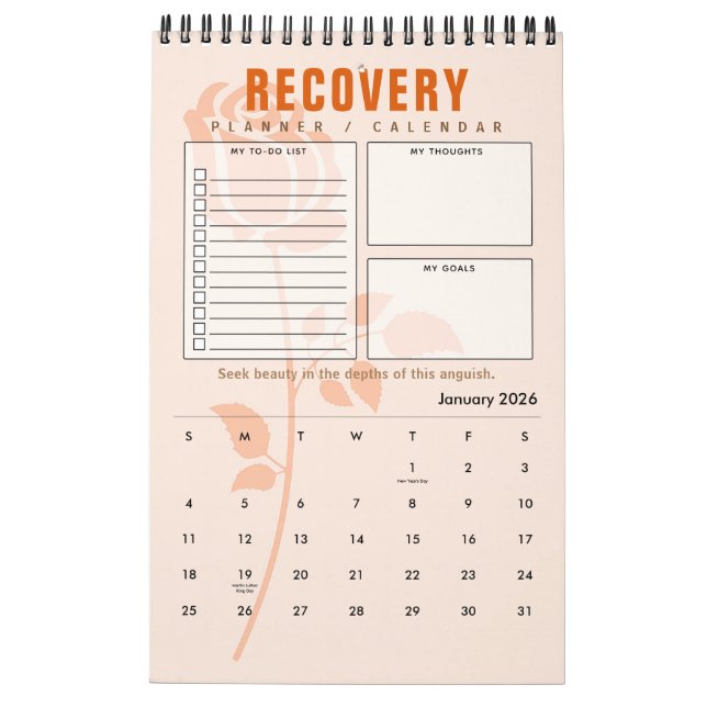 2021 Recovery Quotes Slogans Progress Gift Planner Calendar (Jan 2026)