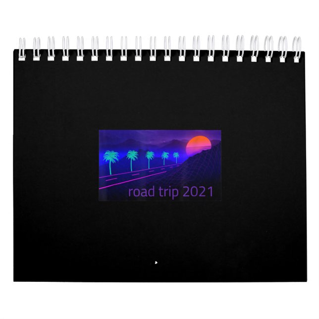 2021 Road Trip Travel Souvenir Camper Hiking Calendar (Cover)