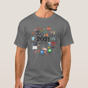 2021 The Year Of Vaccine Quarantine Christmas 2021 T-Shirt
