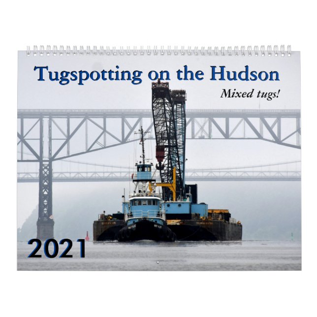 2021 Tugspotting on the Hudson Mixed Tugs Calendar (Cover)