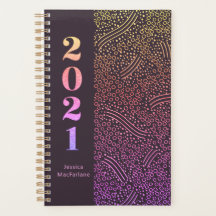 2021 Typography Iridescent Holographic Confetti