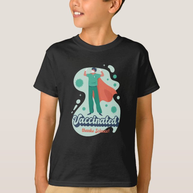 2021 VACCINATED T-Shirt (Front)