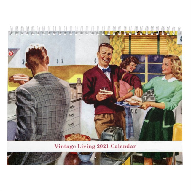 2021 Vintage Living Calendar (Cover)