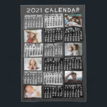 2021 Year Monthly Calendar Photo Collage Mod Black Tea Towel<br><div class="desc">ARE YOU LOOKING FOR THE 2024 VERSION OF THIS CALENDAR? | Find all our 2024 calendars in the FancyCelebration store here: https://www.zazzle.com/store/fancycelebration/products?ps=128&cg=196712296866889795 ... ... ... ... ..You can also find all our calendars in the collection here: https://www.zazzle.com/collections/119258460294242876</div>