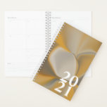 2021 Yellow and Grey Botanical Floral Planner<br><div class="desc">Abstract Illustration Planner for 2021</div>