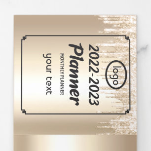 2022-2023 Calendar Business Greeting  Tri-Fold Hol Card