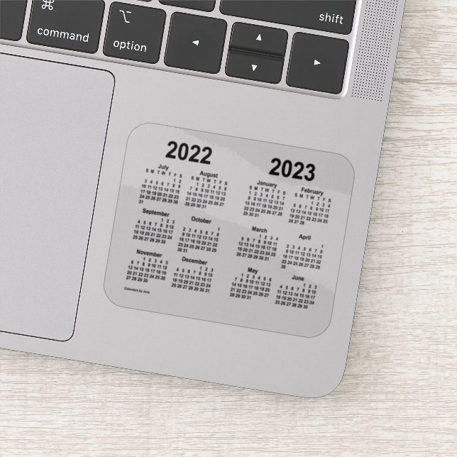 2022-2023 School Year Calendar by Janz Transparent (Detail)