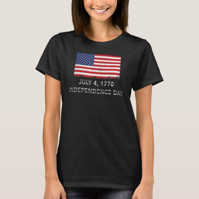 2022 4th Of July Independence Day Us American Flag T-Shirt (Front)