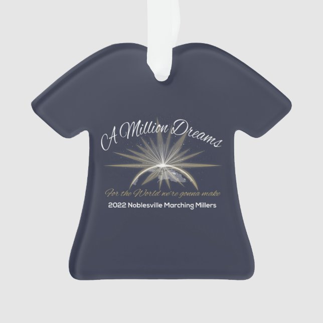 2022 A Million Dreams Ornament (Front)