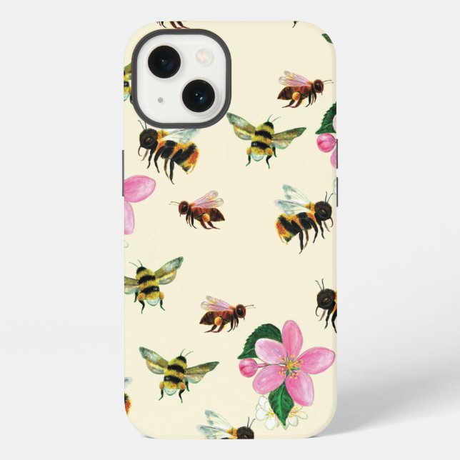 2022 Bees and bumblebees  iPhone Case (Back)