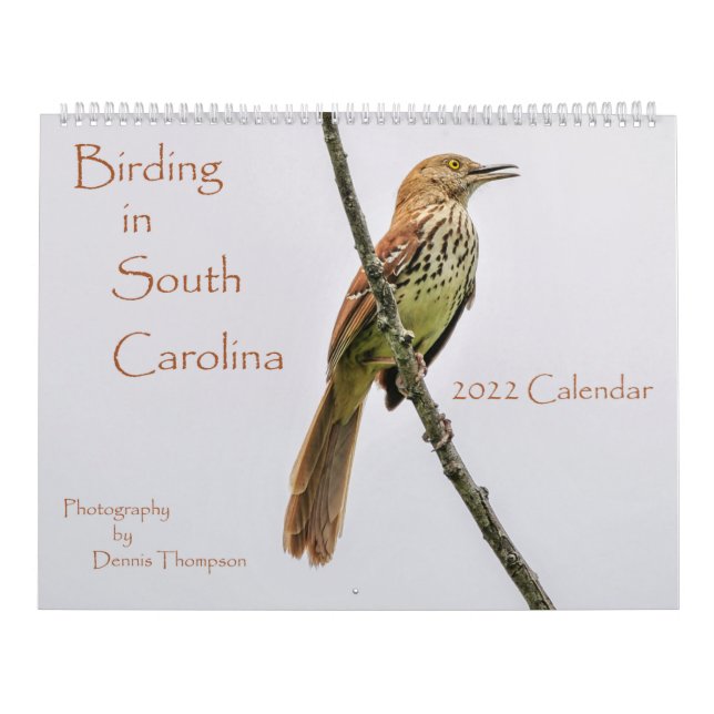 2022 Birding in South Carolina Calendar (Cover)