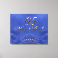 2022 Blue Sapphire Wedding 65th Anniversary