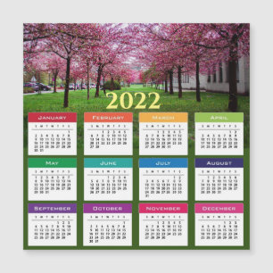 2022 Calendar Magnetic Card