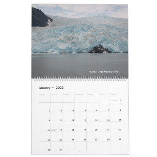 2022 Calendar National Parks in USA