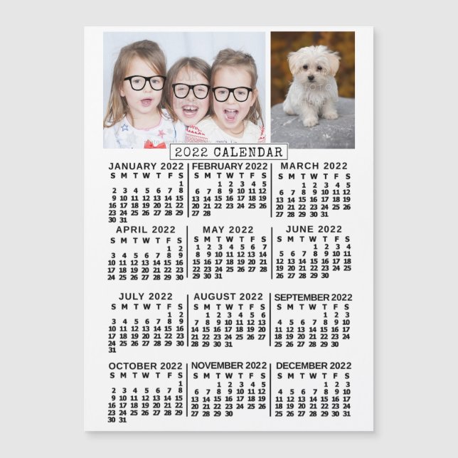 2022 Calendar (See Description for New Version)  (Front)