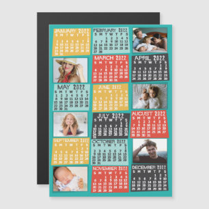 2022 Calendar (See Description for New Version) Magnetic Invitation