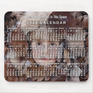 2022 Calendar (See Description for New Version) Mouse Pad