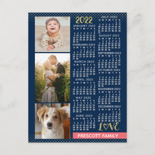 2022 Calendar (See Description for New Version)  Postcard