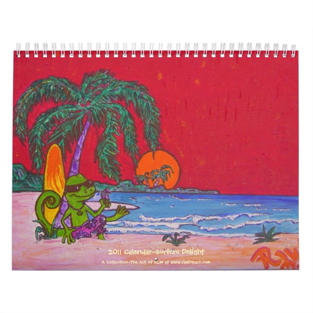 2022 Calendar~ Surfers Delight Calendar (Cover)