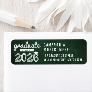 2022 Chalkboard Sketch Modern Graduation Address