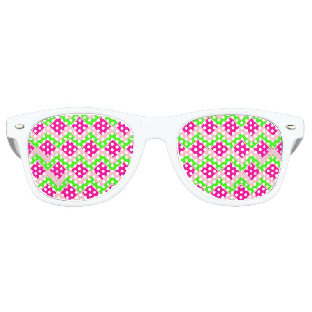 2022 Colour trend- Colourful PARTY- Retro Sunglass Retro Sunglasses (Front)