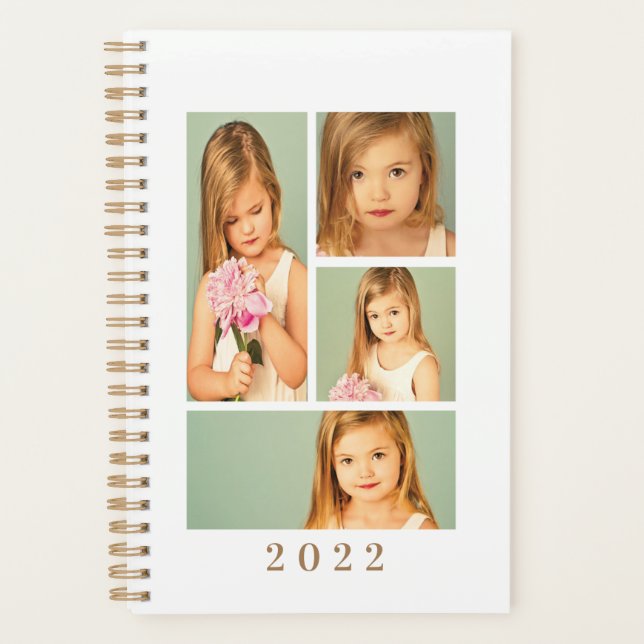 2022 Custom Made Photo Planner Journal Diary (Front)
