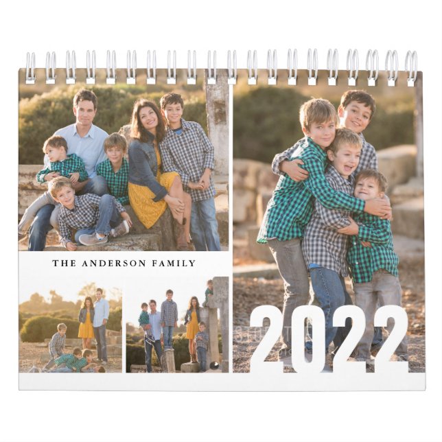 2022 Custom Photo Calendar Simple Create Your Own (Cover)
