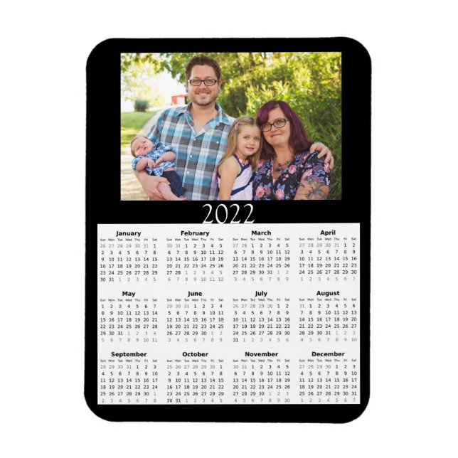 2022 Customised Photo Calendar Mini Magnet (Vertical)