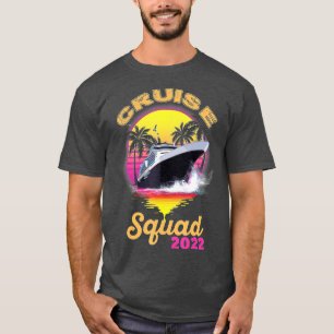 2022 Family Cruise Men Women Boys Girls Sailing an T-Shirt