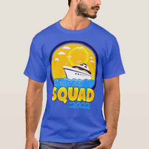 2022 Family Cruise Men Women Boys Girls Sailing an T-Shirt