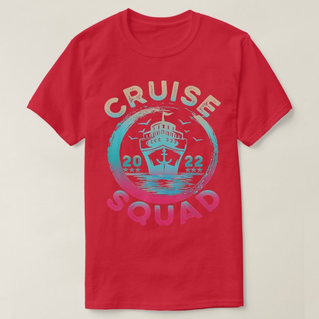 2022 Family Cruise Men Women Boys Girls Sailing an T-Shirt (Design Front)