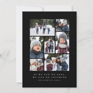 2022 funny inspirational photo collage holiday card