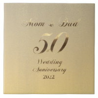 2022 Golden Wedding 50th Anniversary Parents