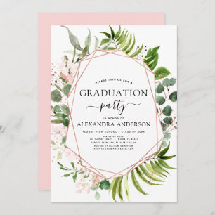 2022 Graduation Eucalyptus Greenery Invitation