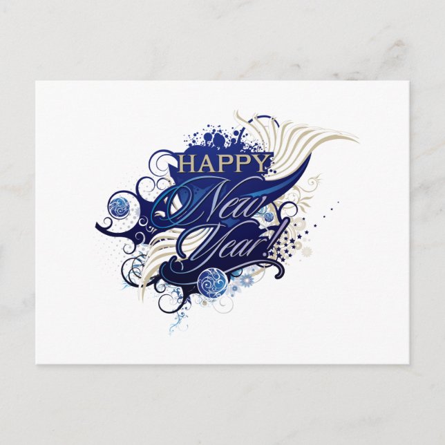 2022 Happy New Year Postcard (Front)