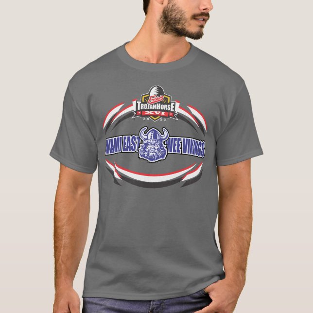 2022 Miami East Trojan Horse Tournament Team T-Shirt (Front)