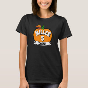 2022 Miller Holidays Family Reunion Miller 5 Match T-Shirt