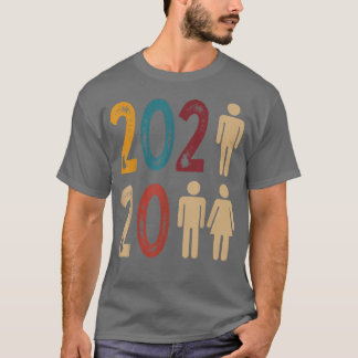 2022 Mr Mrs Wife Husband Married Wedding Hubby Mat T-Shirt