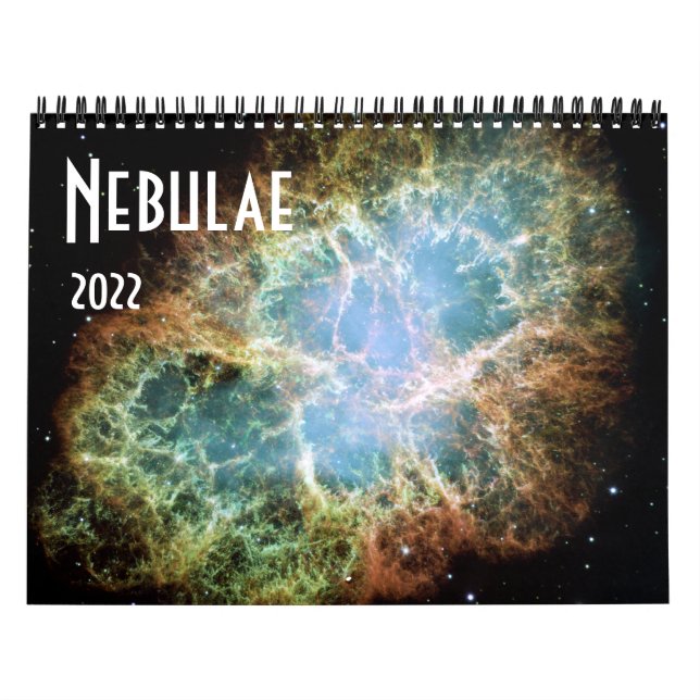 2022 NASA Space Nebulae  Astronomy Stars Calendar (Cover)