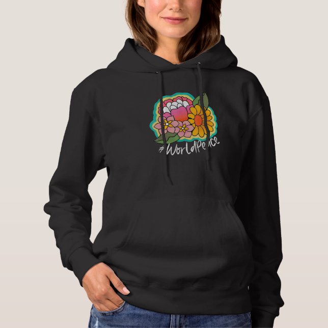 2022 Peace Global Peace International Unity Love P Hoodie (Front)