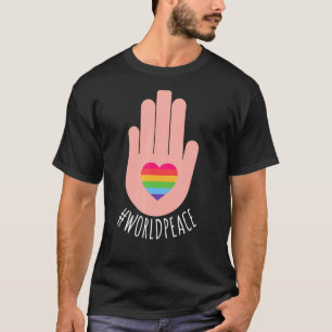 2022 Peace Global Peace International Unity Love P T-Shirt