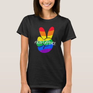 2022 Peace Global Peace International Unity Love P T-Shirt