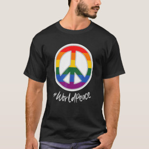 2022 Peace Global Peace International Unity Love P T-Shirt